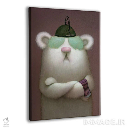 تابلو دکوراتیو دلقک رودئو اثر کریستین آدام - نمای پرسپکتیو محصول