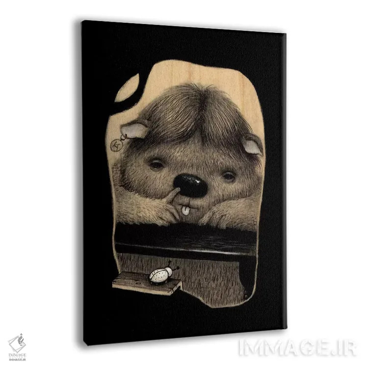 تابلو دکوراتیو بی حوصلگی یک شنبه اثر کریستین آدام - نمای پرسپکتیو محصول