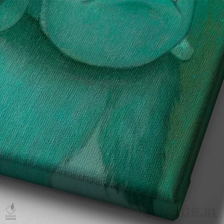 تابلو دکوراتیو در جستجوی جلبک دریایی اثر کریستین آدام - نمای نزدیک بافت بوم