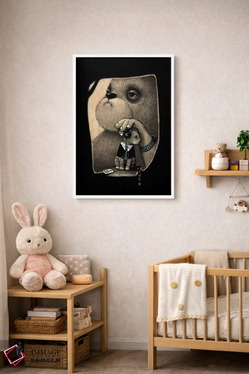 تابلو دکوراتیو در حال و هوای احساسی اثر کریستین آدام - D2W