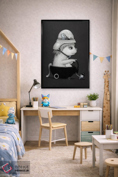 تابلو دکوراتیو هیروکی اثر کریستین آدام - D2B