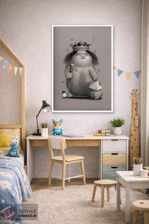 تابلو دکوراتیو پادشاه کیهان اثر کریستین آدام - D2W