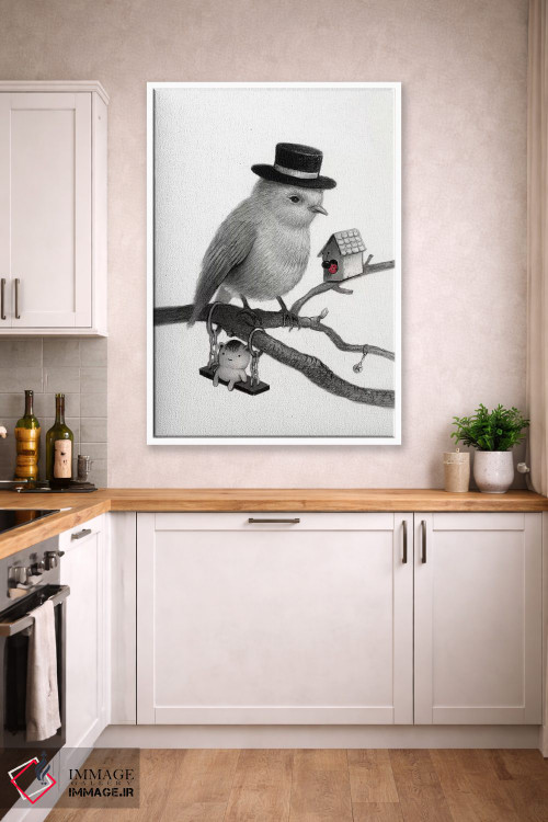 تابلو دکوراتیو جیرو اثر کریستین آدام - D4W