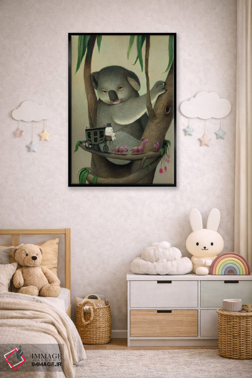 تابلو دکوراتیو کوالا اثر کریستین آدام - D5B