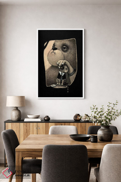 تابلو دکوراتیو در حال و هوای احساسی اثر کریستین آدام - D3W