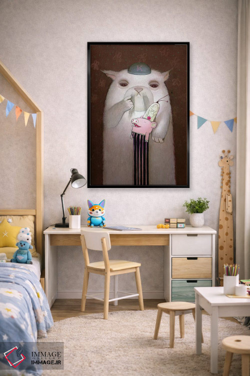 تابلو دکوراتیو فلوکو اثر کریستین آدام - D2B