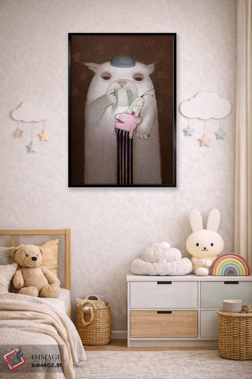 تابلو دکوراتیو فلوکو اثر کریستین آدام - D4B