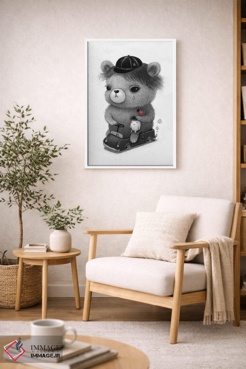 تابلو دکوراتیو آکمی اثر کریستین آدام - D6W