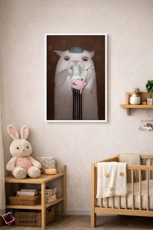 تابلو دکوراتیو فلوکو اثر کریستین آدام - D3W