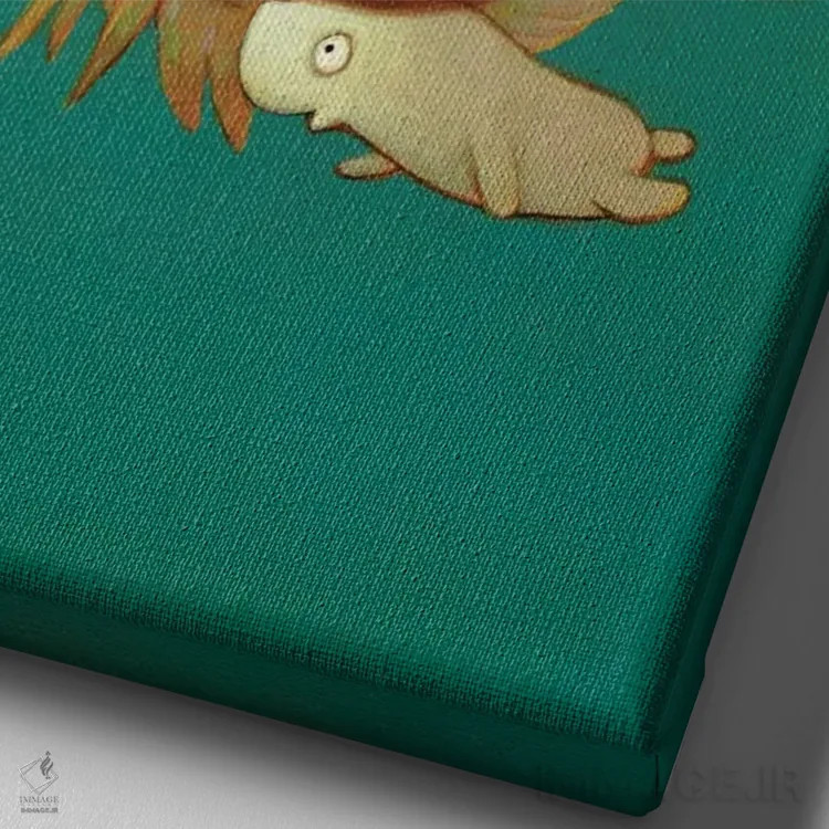 تابلو دکوراتیو ریف هوپر اقیانوس اطلس با خار اثر کریستین آدام - نمای نزدیک بافت بوم