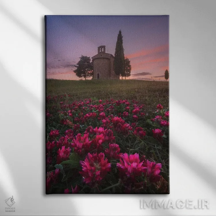 تابلو دکوراتیو بهار در توسکانی XIII اثر دنیل کردان - نمای روبهرو روی دیوار