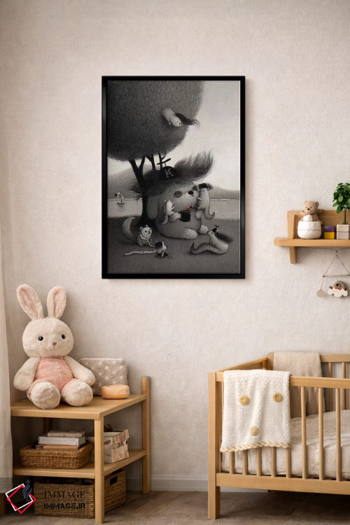 تابلو دکوراتیو کیچیرو اثر کریستین آدام - D5B