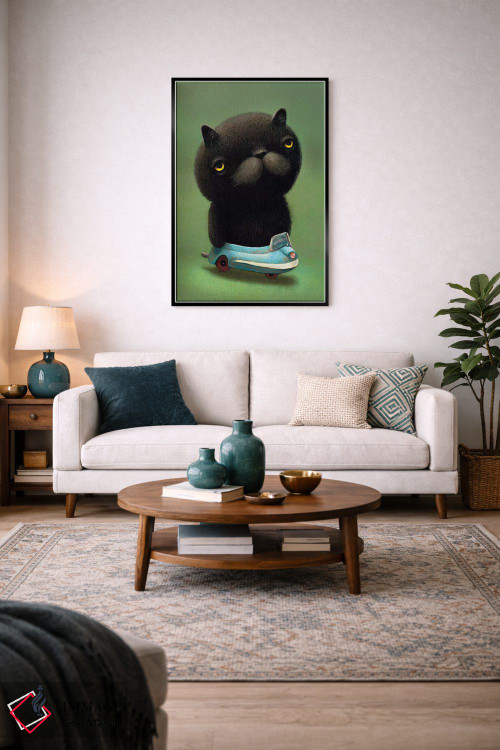 تابلو دکوراتیو شیرین بیان اثر کریستین آدام - D5B