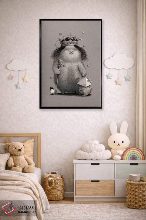 تابلو دکوراتیو پادشاه کیهان اثر کریستین آدام - D6B