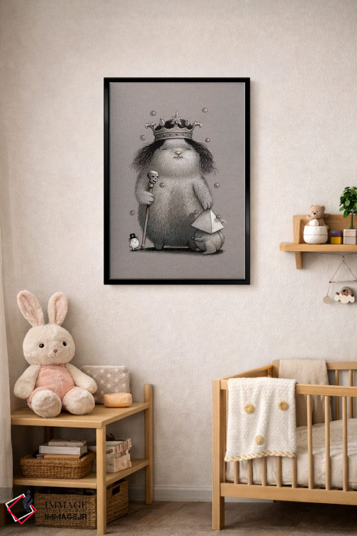 تابلو دکوراتیو پادشاه کیهان اثر کریستین آدام - D5B