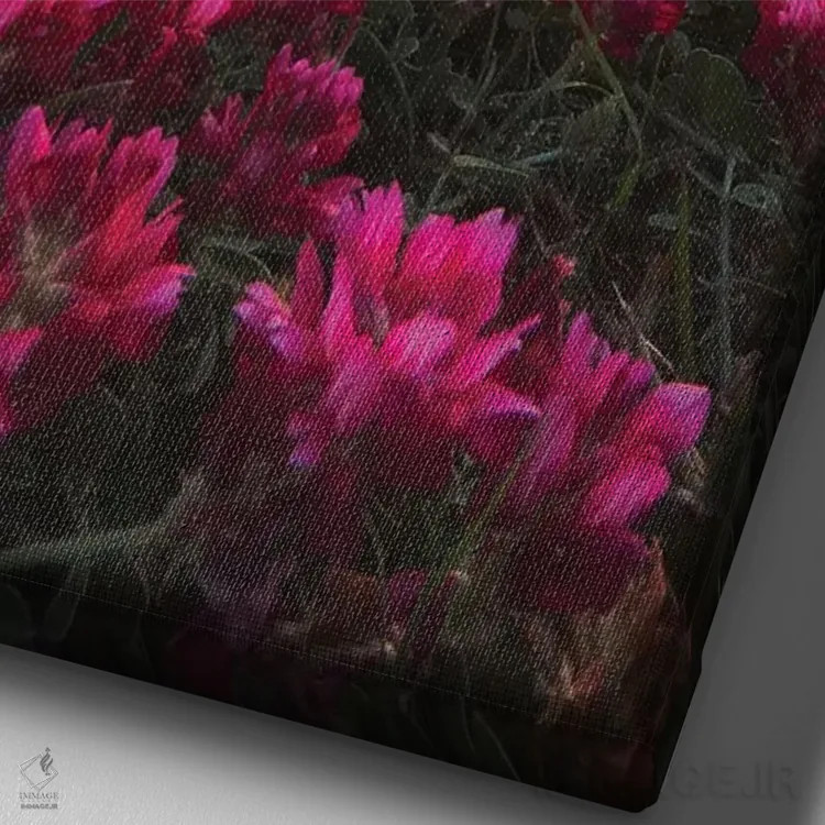 تابلو دکوراتیو بهار در توسکانی XIII اثر دنیل کردان - نمای نزدیک بافت بوم