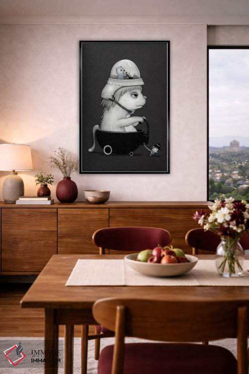 تابلو دکوراتیو هیروکی اثر کریستین آدام - D5B