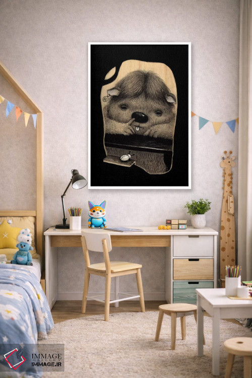 تابلو دکوراتیو بی حوصلگی یک شنبه اثر کریستین آدام - D1W