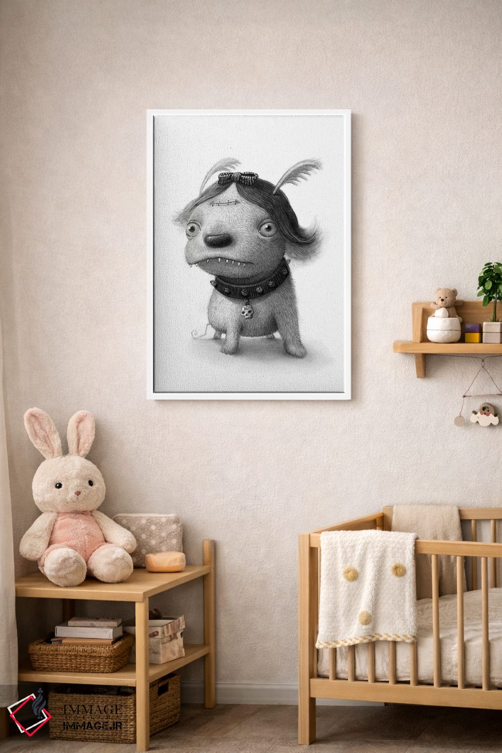 تابلو دکوراتیو نیش اثر کریستین آدام - D2W