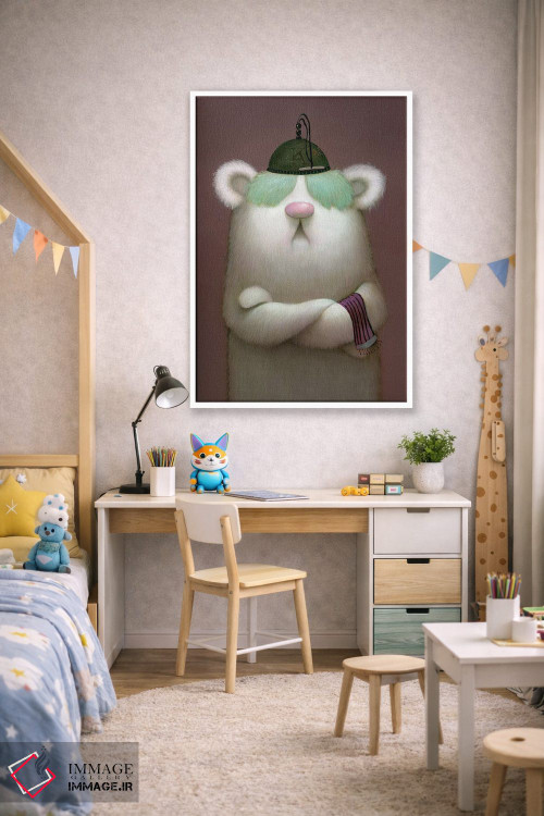 تابلو دکوراتیو دلقک رودئو اثر کریستین آدام - D1W