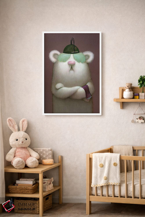 تابلو دکوراتیو دلقک رودئو اثر کریستین آدام - D2W