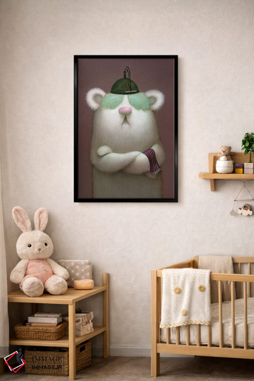 تابلو دکوراتیو دلقک رودئو اثر کریستین آدام - D3B