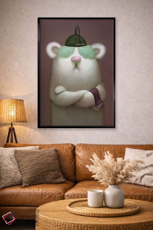 تابلو دکوراتیو دلقک رودئو اثر کریستین آدام - D4B