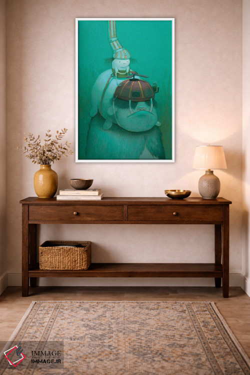 تابلو دکوراتیو در جستجوی جلبک دریایی اثر کریستین آدام - D3W