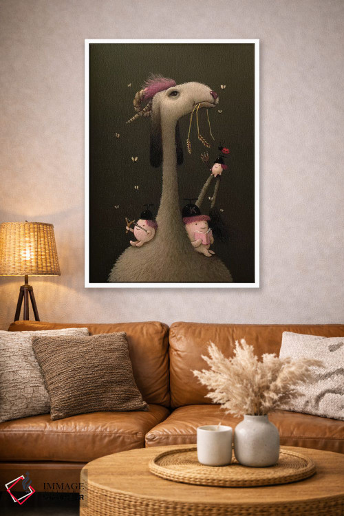 تابلو دکوراتیو میچیکو اثر کریستین آدام - D2W