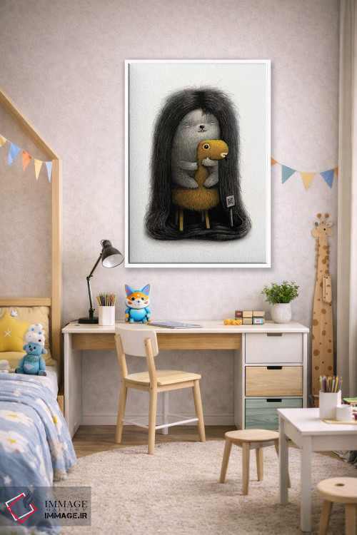 تابلو دکوراتیو خردل اثر کریستین آدام - D1W