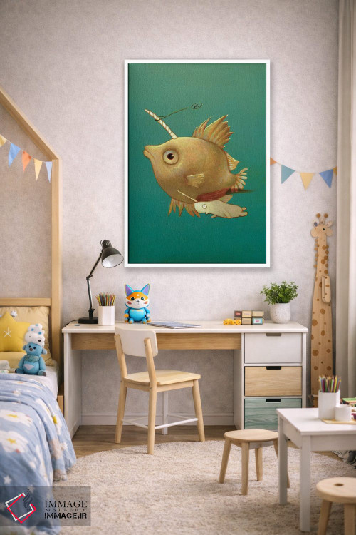 تابلو دکوراتیو ریف هوپر اقیانوس اطلس با خار اثر کریستین آدام - D1W