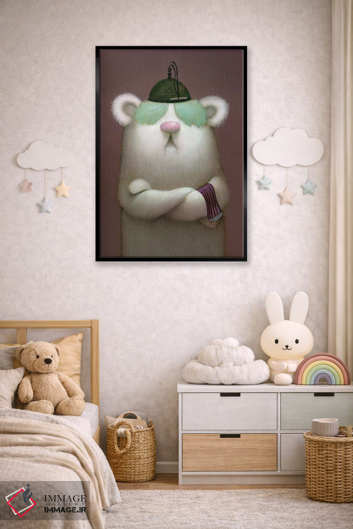 تابلو دکوراتیو دلقک رودئو اثر کریستین آدام - D5B