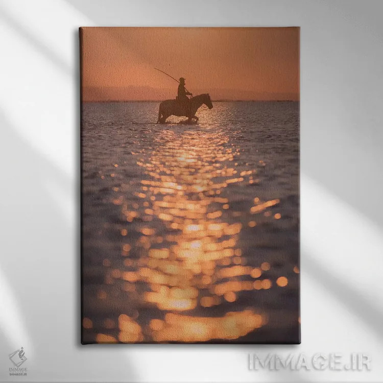 تابلو دکوراتیو فرشتگان سفید کامارگ XXV اثر دنیل کردان - نمای روبهرو روی دیوار