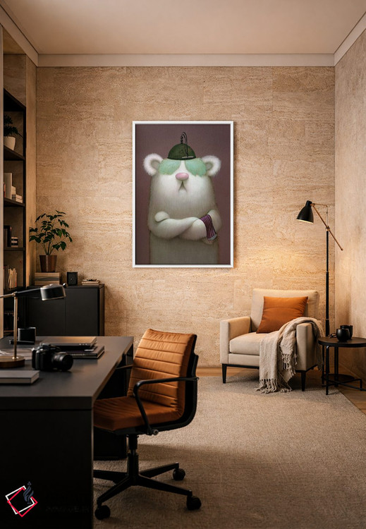 تابلو دکوراتیو دلقک رودئو اثر کریستین آدام - D6W