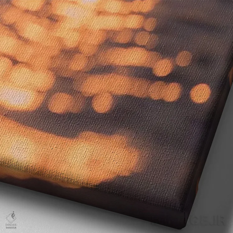 تابلو دکوراتیو فرشتگان سفید کامارگ XXV اثر دنیل کردان - نمای نزدیک بافت بوم