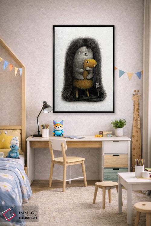 تابلو دکوراتیو خردل اثر کریستین آدام - D2B