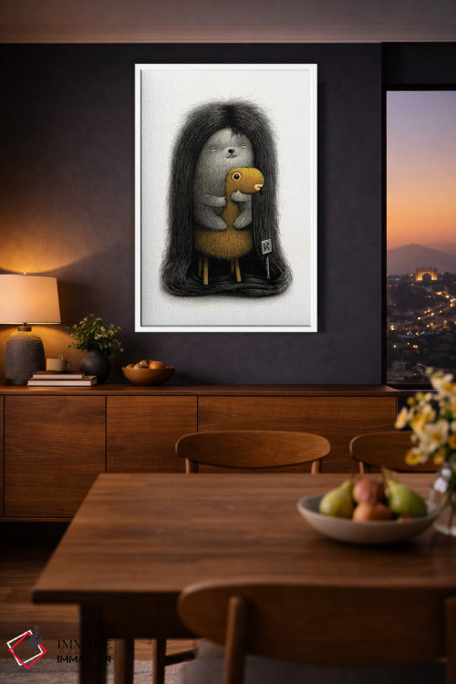 تابلو دکوراتیو خردل اثر کریستین آدام - D3W