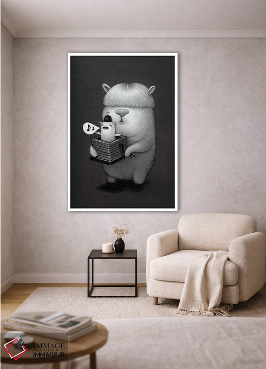 تابلو دکوراتیو جعبه موسیقی اثر کریستین آدام - D1W