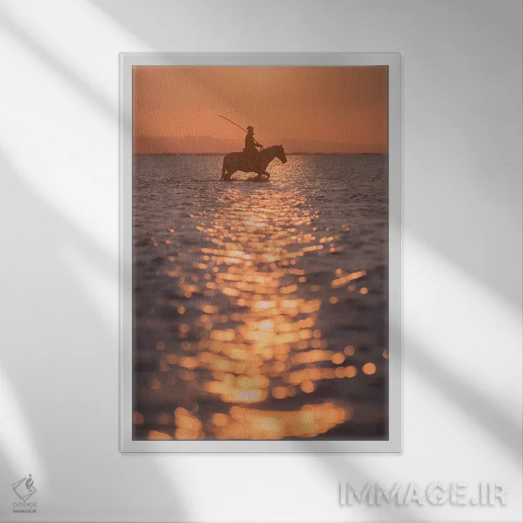 تابلو دکوراتیو فرشتگان سفید کامارگ XXV اثر دنیل کردان - نمای قابدار سفید