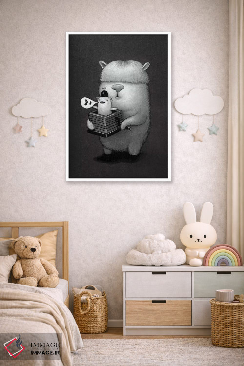 تابلو دکوراتیو جعبه موسیقی اثر کریستین آدام - D3W