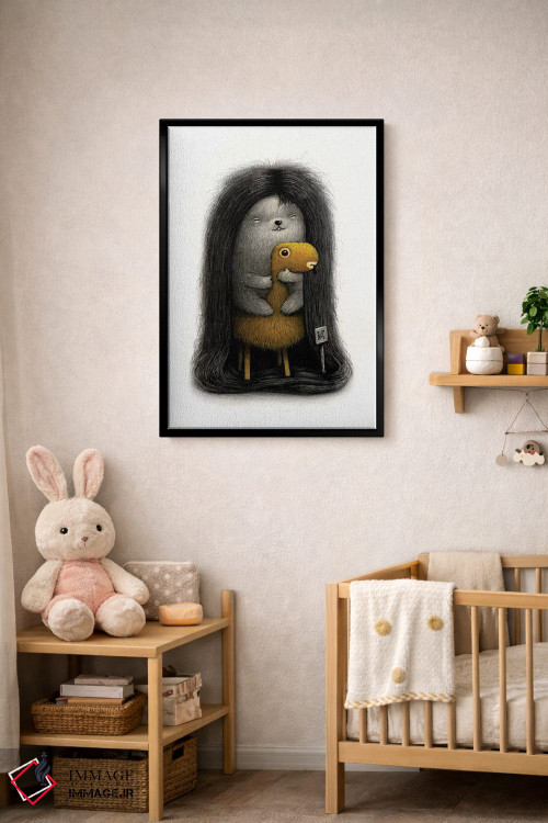 تابلو دکوراتیو خردل اثر کریستین آدام - D5B