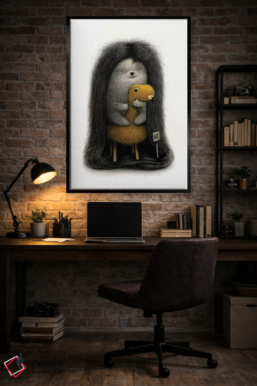 تابلو دکوراتیو خردل اثر کریستین آدام - D6B