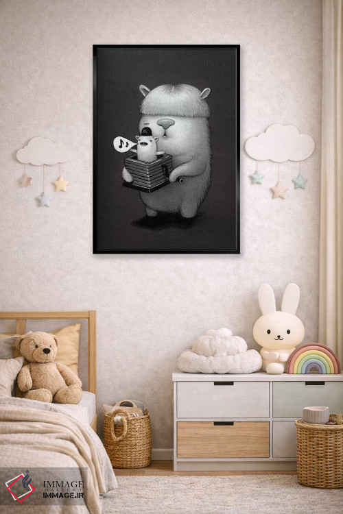 تابلو دکوراتیو جعبه موسیقی اثر کریستین آدام - D5B