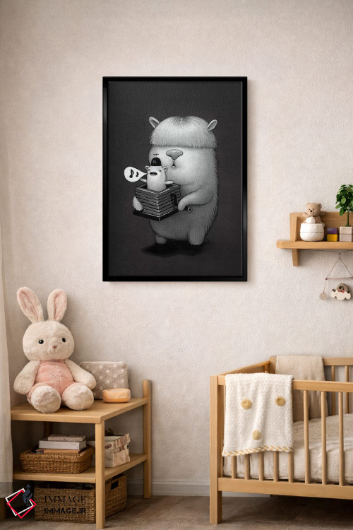 تابلو دکوراتیو جعبه موسیقی اثر کریستین آدام - D4B