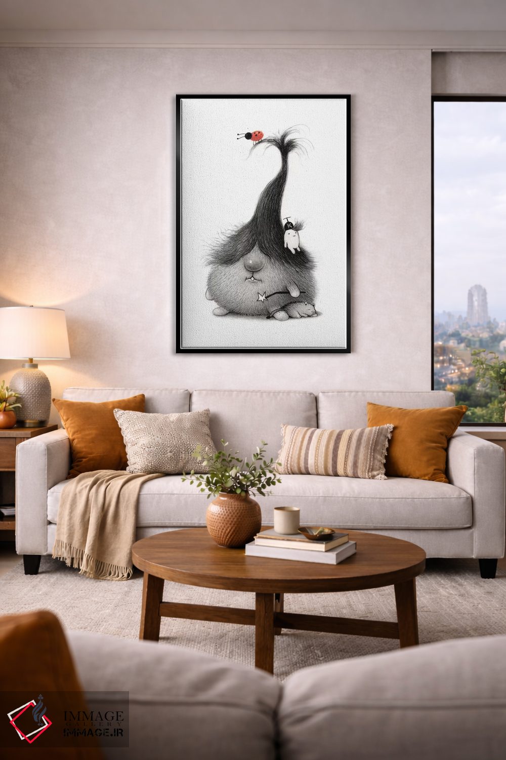 تابلو دکوراتیو جادوگر اثر کریستین آدام - D4B