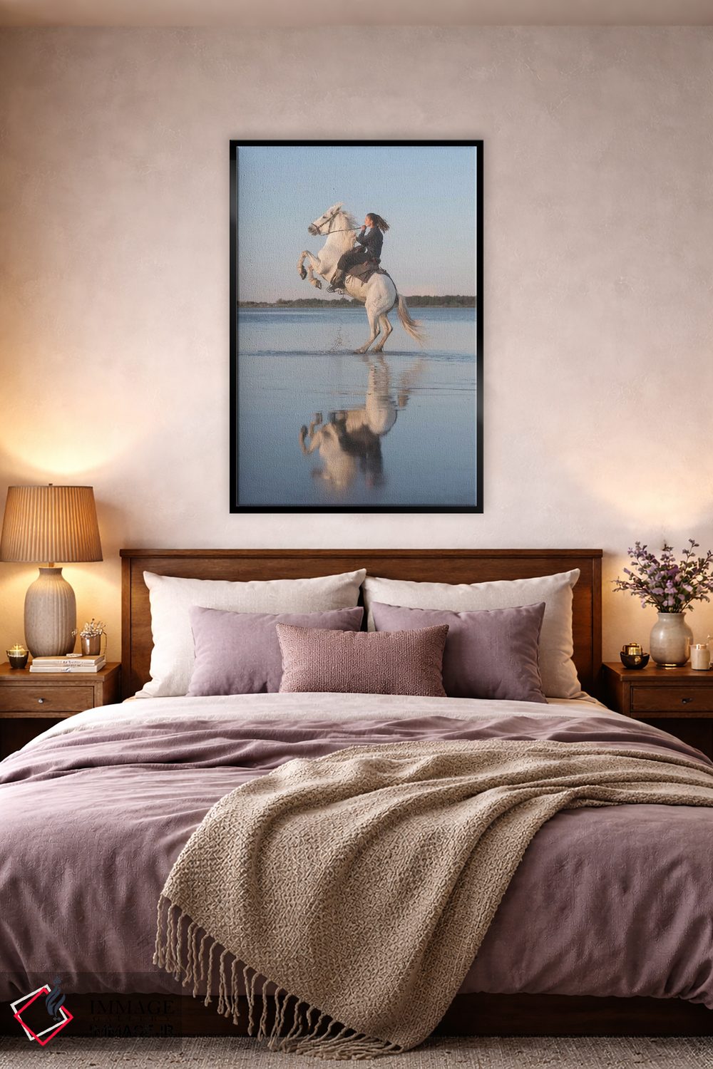 تابلو دکوراتیو فرشتگان سفید کامارگ IV اثر دنیل کردان - D3B