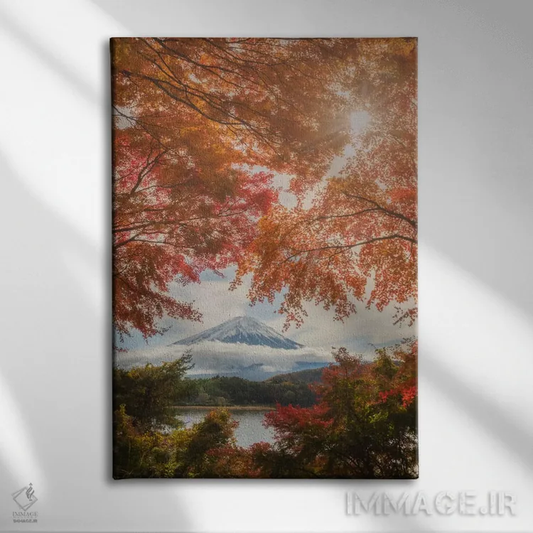 تابلو دکوراتیو پاییز در ژاپن XXIV اثر دنیل کردان - نمای روبهرو روی دیوار