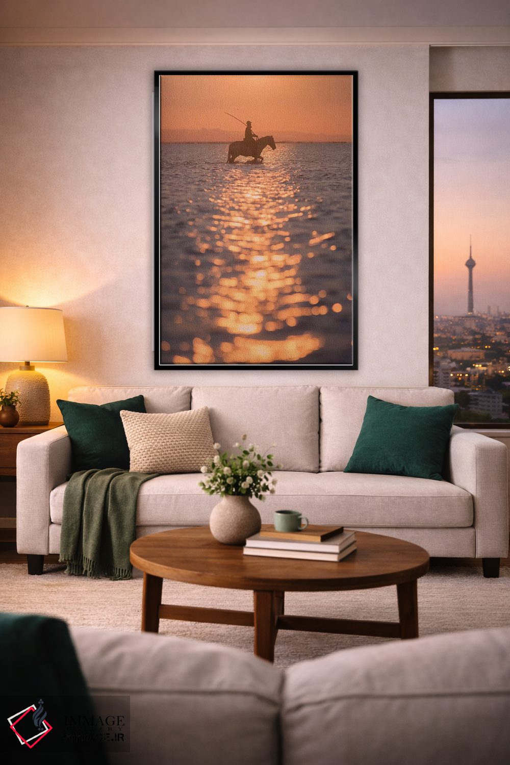 تابلو دکوراتیو فرشتگان سفید کامارگ XXV اثر دنیل کردان - D1B