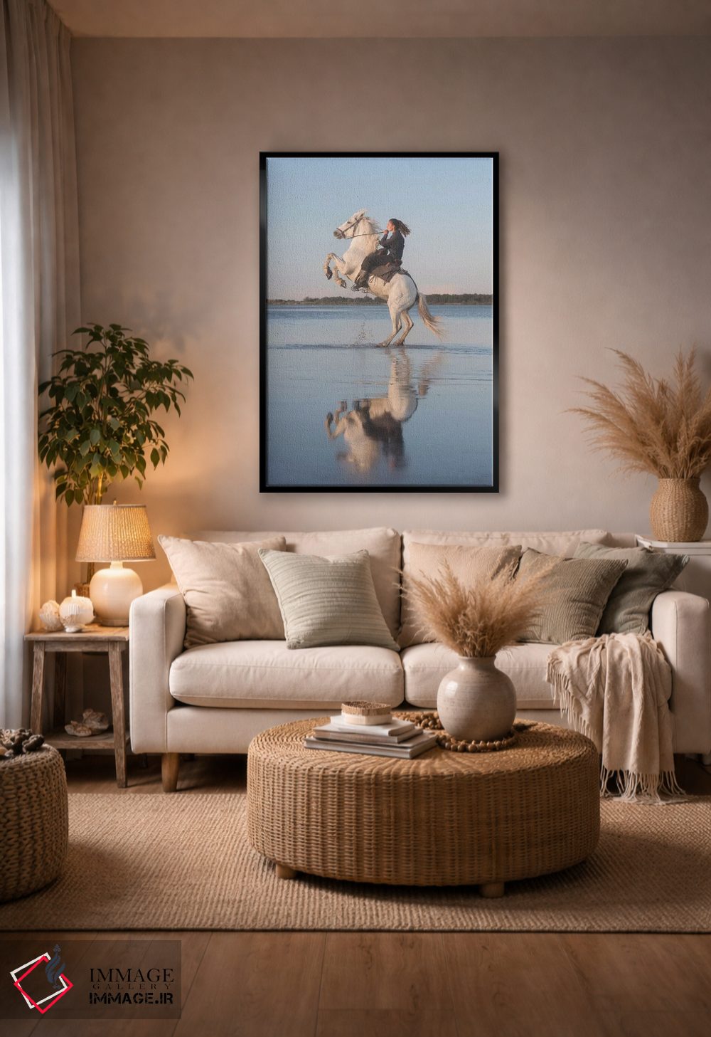 تابلو دکوراتیو فرشتگان سفید کامارگ IV اثر دنیل کردان - D4B