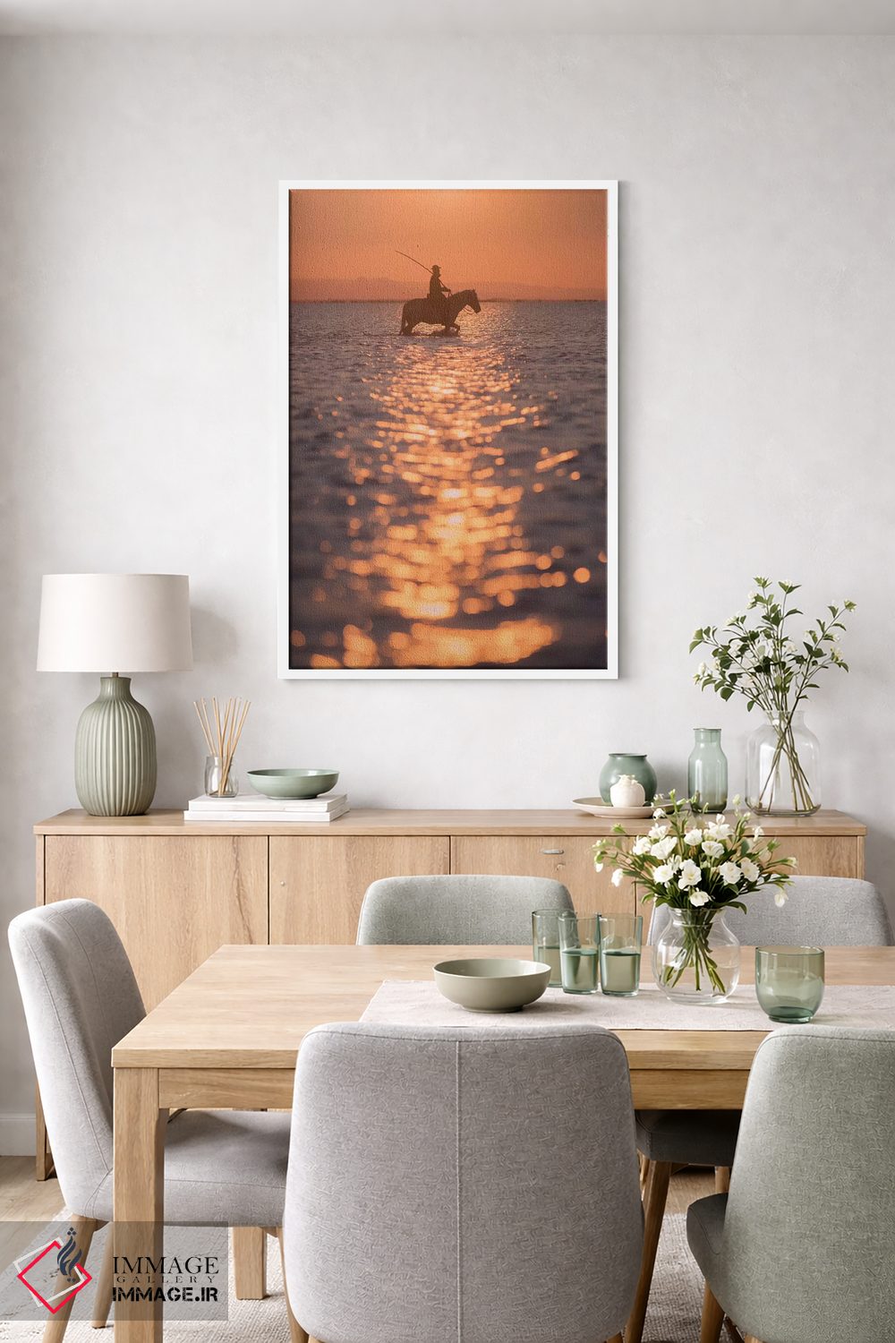 تابلو دکوراتیو فرشتگان سفید کامارگ XXV اثر دنیل کردان - D5W